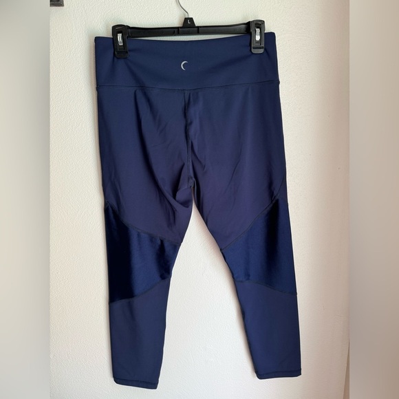 Zyia Shimmer Soft n Snug Blue Leggings - Picture 3 of 6